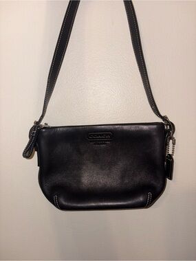 Coach Black Leather Shoulder Bag